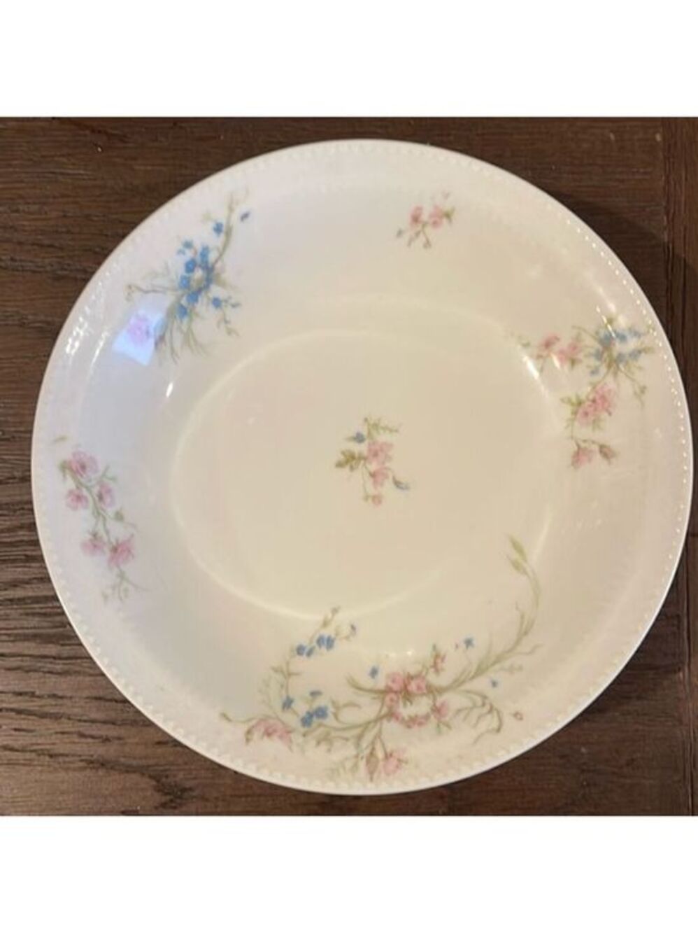Set of 4 Haviland & Co. Limoges 7 3/8” shallow bowls
